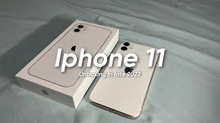 Iphone 11 unboxing in 2022 + accessories & camera samples