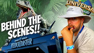 Velocicoaster Grand Opening Media & Fan Event | We FINALLY Ride The Jurassic World Velocicoaster!