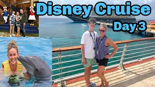 Disney Cruise Day 3!! Stop In Cozumel To Swim With Dolphins! 4K