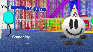Yin's Birthday Bash Old Gameplay Ending (Baldi's Basics Fangame)