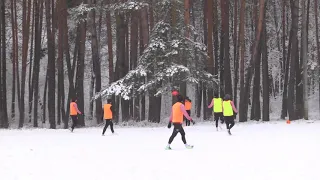 "Волинь". Тренування у снігу 26 січня 2021