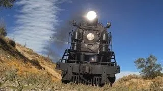 Nevada Northern special steam freight train 21 Sept 2013