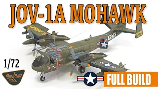 JOV-1A Mohawk Clear Prop Models na escala 1/72 (Montagem completa)