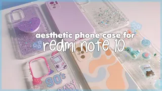 aesthetic phone case for redmi note 10 | shopee haul