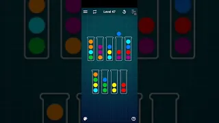 Level 47 Ball Sort Puzzle Color Sorting