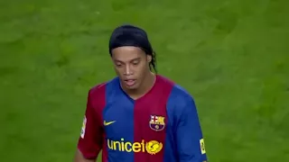 Ronaldinho vs Real Madrid Home 2006 07 HD 720p