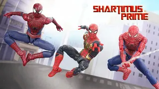 Marvel Legends Spider-Man No Way Home 3-Pack Hasbro Pulse Exclusive Action Figure Review