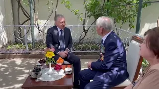 Президент Узбекистана и ветеран Великой Отечественной Войны