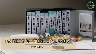 Different ways of storing your Polaroid films | DIY | simple paper folding |