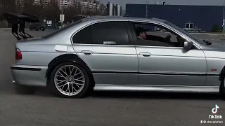 Дрифт BMW e39 учусь ч1