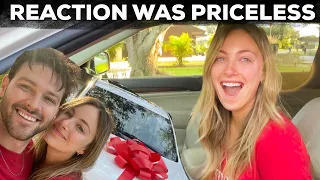 SURPRISED MY WIFE WITH HER DREAM CAR | she has the best reaction