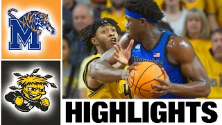 #13 Memphis vs Wichita State Highlights | NCAA Men's Basketball | 2024 College Basketball