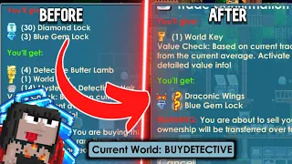 Growtopia | Buy/Sell (BUYDETECTIVE) INSANE PROFITS!