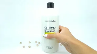 Обзор на шампунь для поврежденных волос Profis Essential Salon Ceramid Shampoo