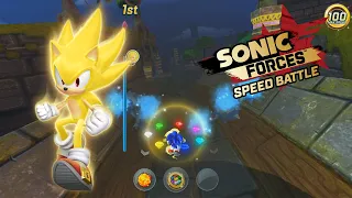 Sonic Forces: Speed Battle -  Super Sonic (Lvl 8) {Widescreen}