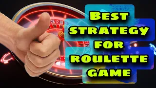 Best strategy for roulette game