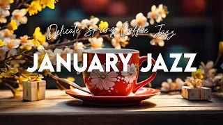 Happy January Jazz ☕ Delicate Spring Coffee Jazz Music and Bossa Nova Piano for Uplifting Mood