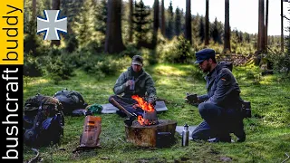 4 Days with Bundeswehr Infantry Gear | Classical German Dish over Fire | EPa Ration | Eickhorn Knife