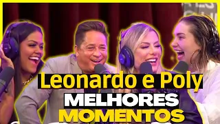 LEONARDO E POLIANA MELHORES MOMENTOS  🤣🤣 | PodcatsDelas Cortes