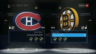 NHL 15 - Gameplay Montreal Canadiens vs Boston Bruins - Xbox One - Full Game [ HD ]