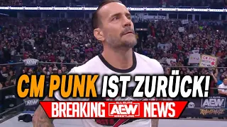 CM PUNK IST ZURÜCK! | BREAKING NEWS (AEW vs. WWE)