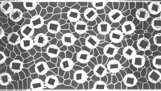 Foam flow in small model porous media