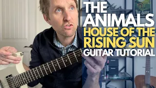 House of the Rising Sun - The Animals Guitar Tutorial - Guitar Lessons with Stuart!