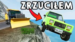 ❄️ GONIĘ I ZRZUCAM SUPERAUTA Z KLIFU!? | BeamNG Drive |