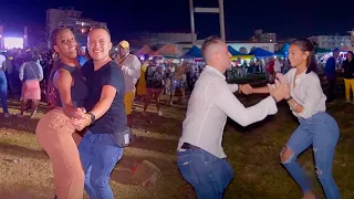 Mexicano Sorprende Cubanas Bailando Salsa en La Habana | Festival de la Salsa #bailandosalsa