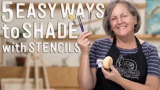 5 Easy Ways to Add Shading to your Stencil Painting DIY Projects