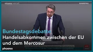 Bundestagsdebatte zum Handelsabkommen zwischen  der EU und dem Mercosur am 26.01.