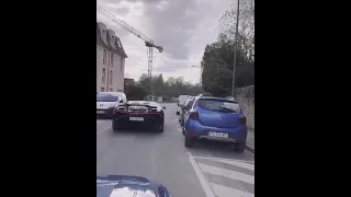 Bugatti La Voiture Noire on streets 💎🤯