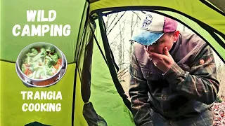 Wild Camping in the Forest after Heavy Rain | Cooking on a Trangia