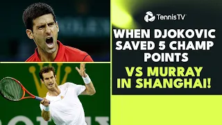 The Day Novak Djokovic Saved 5 Championship Points vs Murray! 🤯 | Shanghai 2012 Extended Highlights