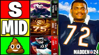 Ranking THE BEST DEFENSIVE TACKLES In Madden 24 Ultimate Team