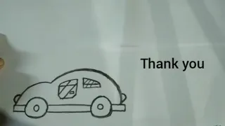 Car hand drawing