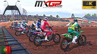 MXGP 2021 | Kawasaki KX 450 at AGUEDA Portugal race | Controller Cam gameplay 4K ULTRA HD