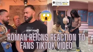 Roman Reigns and The Bloodline react to WWE fan’s viral TikTok video (video included)