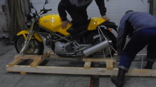 Упаковка мотоцикла, подготовка к отправке-1