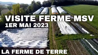 Visite de ferme MSV : LA FERME DE TERRE 1er mai 2023