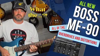 Boss ME 90 Tone Overdrive and Distortion Review for Blues Classic Rock me-90 review #bluesguitar