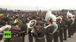 Репетиция сводного оркестра в преддверии парада Победы