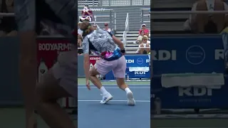 Amazing Stefanos Tsitsipas Diving Volley!