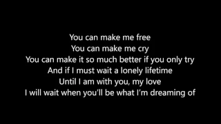 Billy Joel - You Can Make Me Free (Lyrics)