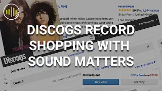 Discogs Record Shopping with Sound Matters