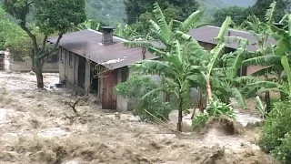 Kasese's River Nyamwamba bursts its banks