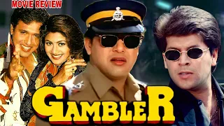 Gambler 1995 Hindi Action Movie Review | Govinda | Aditya Pancholi | Shilpa Shetty | Johnny Lever