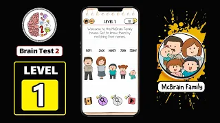 Brain Test 2 McBrain Family Level 1