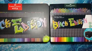 Сравнение карандашей  Faber-castell black edition Китай или Бразилия?🤔🇨🇳🇧🇷