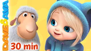 🤩 Mary Had a Little Lamb and More Nursery Rhymes & Baby Songs | Kids Songs by Dave and Ava 🤩